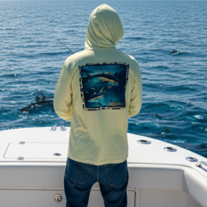 Tuna frenzy: Lightweight Hooded UPF 50 (Copy)